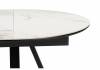 Стол Woodville Нельсон 588016 alpine white/черный 100(140)x100x76 фото 7