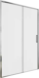 Душевая дверь в нишу Aquanet Pleasure Evo AE65-N120-CT профиль хром, прозрачное стекло