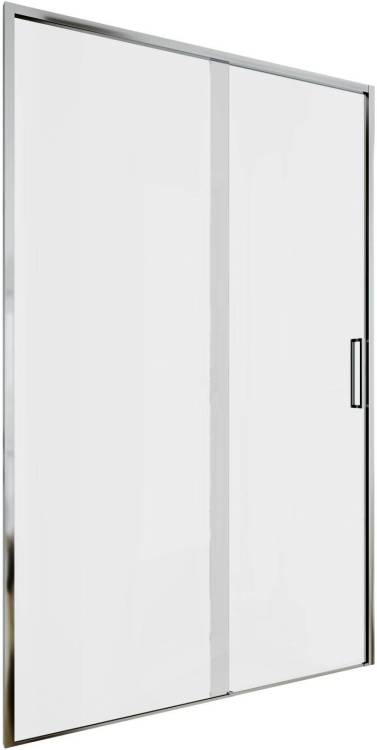 Душевая дверь в нишу Aquanet Pleasure Evo AE65-N120-CT профиль хром, прозрачное стекло