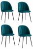 Стул Stool Group Логан AV 413-Ciz-08 велюр изумрудный фото 9