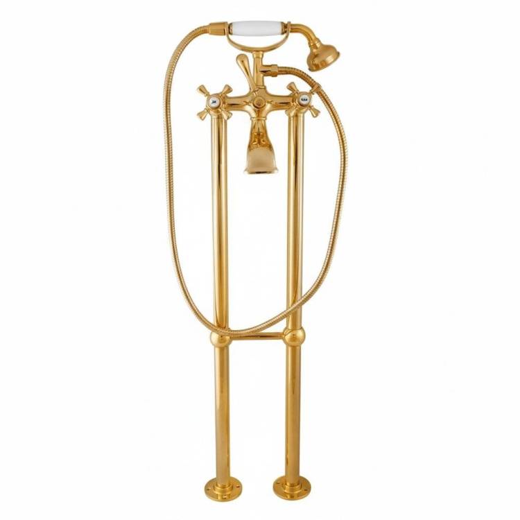 Смеситель для ванны Rav Slezak Morava Retro MK350.5/2Z напольный