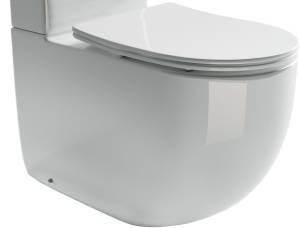 Чаша для унитаза Ceramica Nova Metropol CN4001T-B с сиденьем микролифт, белая