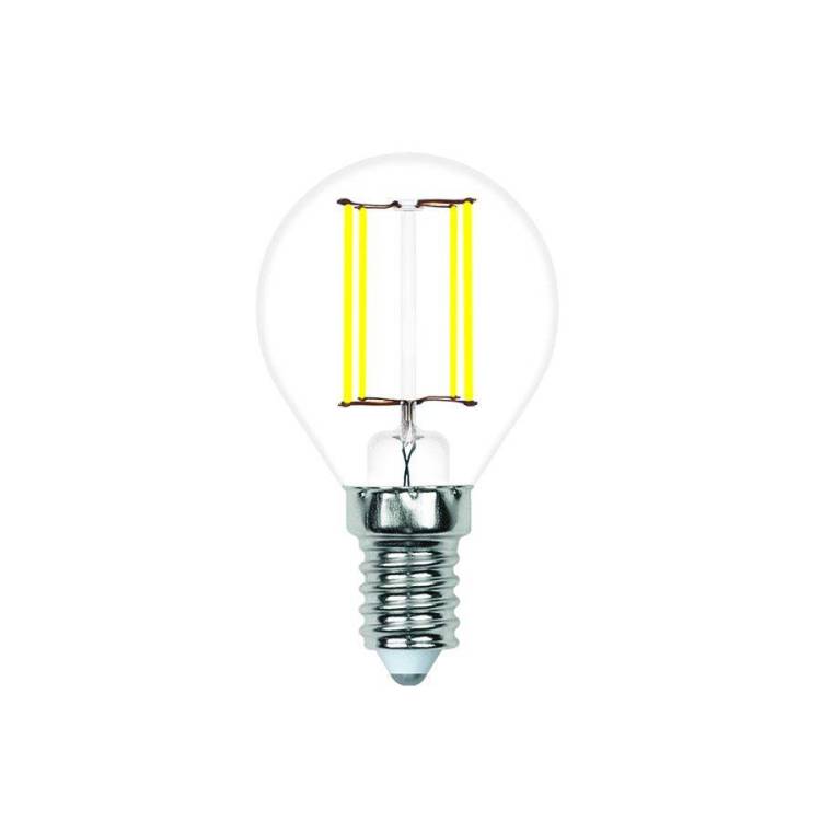 Лампа светодиодная филаментная Volpe E14 7W 4000K прозрачная LED-G45-7W/4000K/E14/CL/SLF UL-00008319