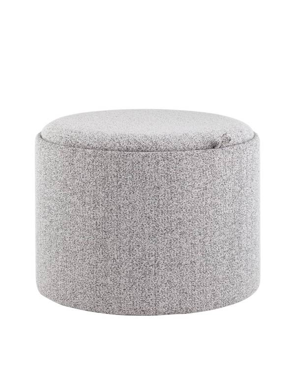Пуф Stool Group Хюгге L 19B260LXL YX1878-18 серый, букле, с ящиком
