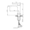 Смеситель для раковины Orange Lutz M04-021CR,хром фото 6