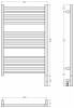 Полотенцесушитель электрический Сунержа Модус 3.1 30-5901-8050 Матовый белый, 80x50 фото 4