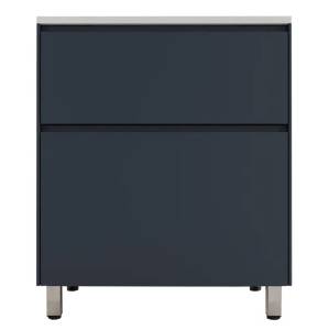 Тумба с раковиной Style Line Лима 70 напольная, графит