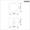 Уличный настенный светодиодный светильник Novotech Street Calle 358565 фото 2