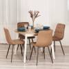 Стул Tetchair Chilly (mod. JSC-220) 24350 коричневый, орех, велюр фото 11