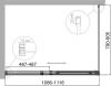 Душевой уголок Cezares Duet Soft-M AH 1 110/80 C Cr фото 3