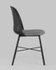 Набор из 2 стульев Stool Group Shell 8336 black X2 черный, с мягким сиденьем фото 4