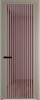 Межкомнатная дверь Profil Doors 3 AGP цвет профиля Никель матовый, стекло безопасное 6 мм фиолетовое шпион 700x2000