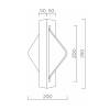 Настенный cветильник LED4U L7367-2 BS фото 4
