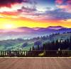 3D Фотообои Artegrafico «Вид на холмы. Закат» T046 канвас