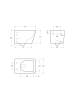 Унитаз подвесной BelBagno Kraft BB7106CH-TOR/SC безободковый, сиденье микролифт фото 10