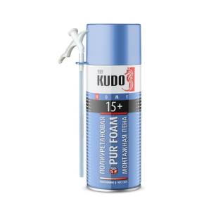 Пена полиуретановая монтажная KUDO Home 15+ бытовая всесезонная 0.52 л