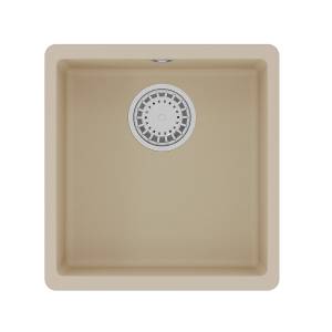Кухонная мойка Lemark SINARA 400-U 9910062 подстольного монтажа из кварцгранита бежевый