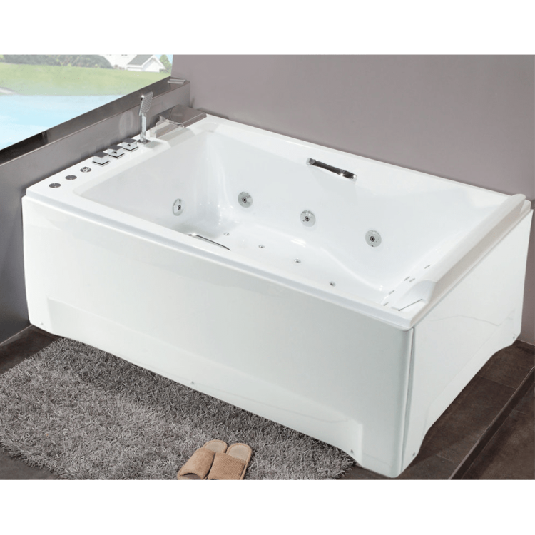 Акриловая ванна Orans BT-65105 65105L0 180x120 левая, с гидромассажем