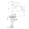 Смеситель для раковины Raiber Graceful RP-001 хром фото 4