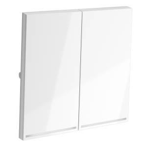 Клавиши для 2-клавишного выключателя с подсветкой Voltum S70 VLS000401 белый