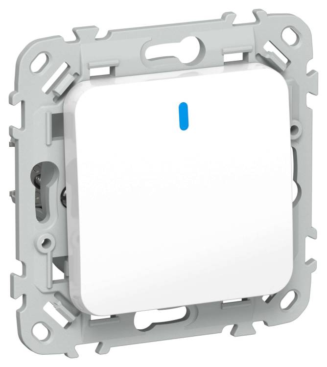 Выключатель 1-клавишный проходной IEK Flite FI-V12-1-10-1-K01 белый