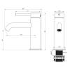 Смеситель для раковины Wonzon & Woghand Stick WW-88139017-MW белый матовый фото 2