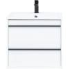Тумба с раковиной Aquanet Lino 60 271943 подвесная, белый матовый