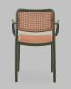 Стул Stool Group Yona PP-297 green 36023 зеленый, пластиковый с подлокотниками фото 5
