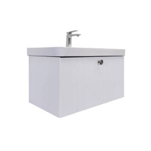 Тумба с раковиной Comforty Истра-80П 00-00016607CF ясень белёный