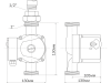 Циркуляционный насос Aquario AC 154-130HW фото 5