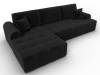 Диван угловой Лига Диванов Лига-080 134750L Черный фото 6