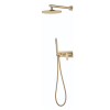 Душевой комплект Boheme Spectre 454-MG Matt Gold, с внутренней частью
