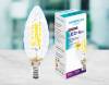 Лампа светодиодная филаментная Ambrella light E14 6W 6400K прозрачная 202126