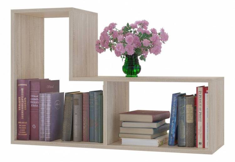 Полка книжная Сокол ПК-9 4680212005763, ПК9Дс5 Дуб сонома