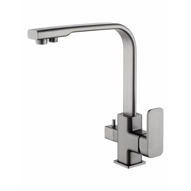 Смеситель для кухни Wonzon & Woghand WW-88458004-BGM под фильтр, темный графит