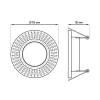 Встраиваемый светильник Gauss Aluminium AL014 фото 3