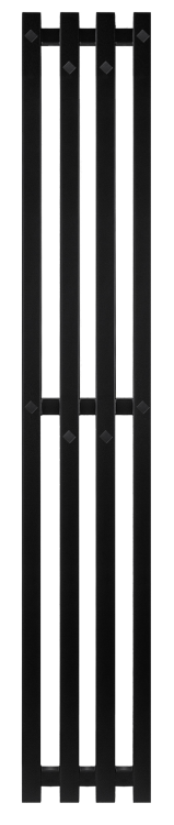 Полотенцесушитель водяной Secado Сандриго 4К 4673739248317, 1800x240, черный матовый