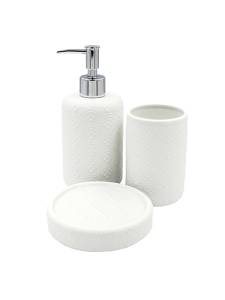 Набор аксессуаров для ванной Bath Plus Nuovo W-CE1564A-SET3 белый