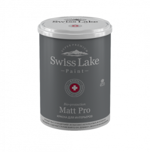 Краска водно-дисперсионная Swiss Lake Matt Pro А 2.7 л