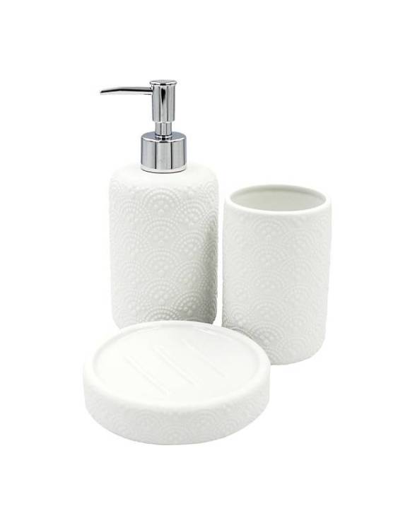 Набор аксессуаров для ванной Bath Plus Nuovo W-CE1564A-SET3 белый