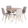 Стул Tetchair Chilly (mod. JSC-220) 24345 светло-серый, натуральный, велюр фото 6