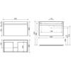 Мебель для ванной Sancos Smart SM90W фото 6
