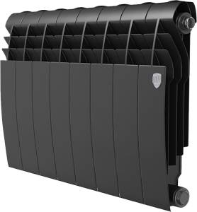 Радиатор биметаллический Royal Thermo BiLiner 350 noir sable, 8 секций