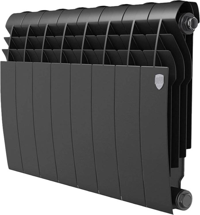 Радиатор биметаллический Royal Thermo BiLiner 350 noir sable, 8 секций