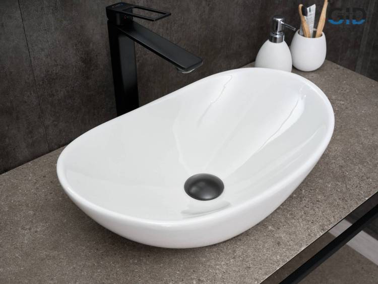 Раковина Gid Lago N9133 51201 белая, 48x30.5x14.5