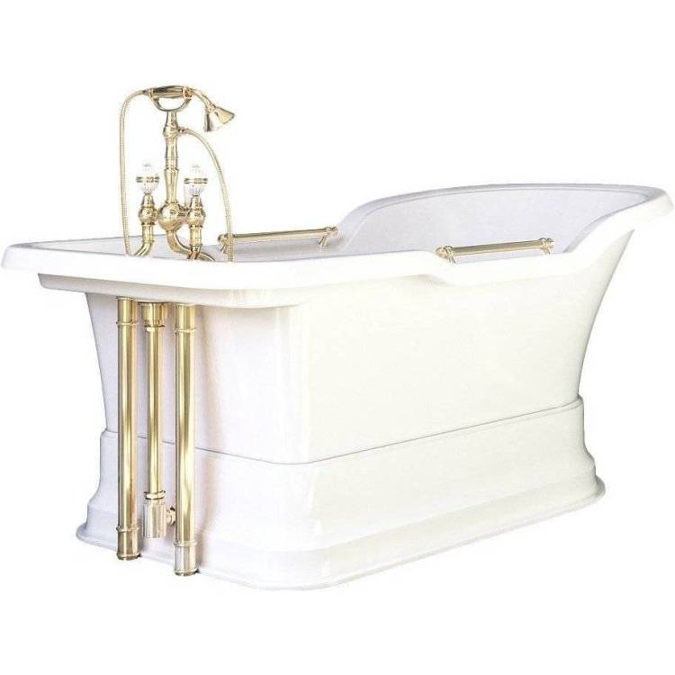 Ванна из искусственного камня Migliore Impero 25510 180x87 золото