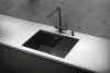 Мойка кухонная Granula Kitchen Space KS-6045U черный матовый фото 4