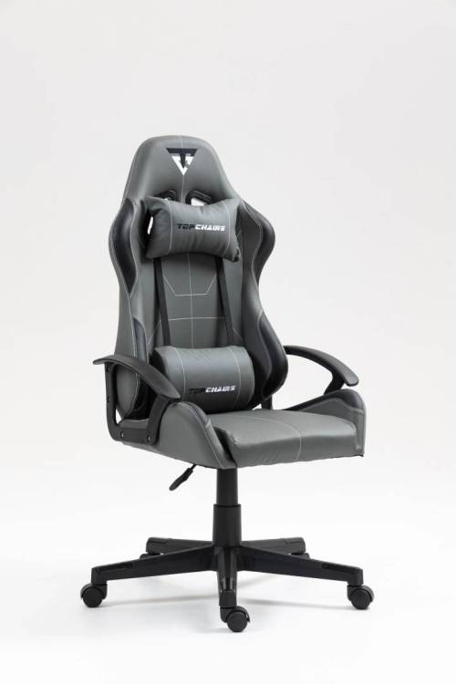 Кресло компьютерное Stool Group TopChairs Wyvern GF-8066-6 grey+black серо-черный