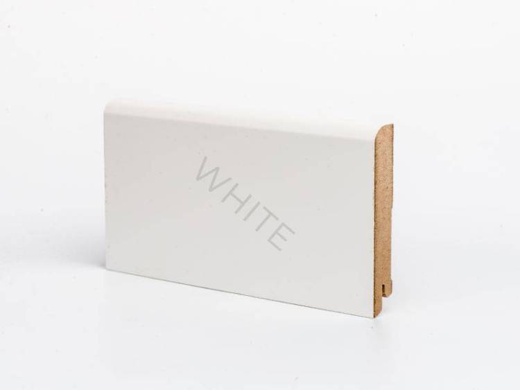 Плинтус Deartio White W 02-100 Белый 2050x100x16