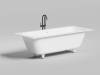 Ванна из искусственного камня Salini Orlandа Axis 190x80 глянцевая фото 4